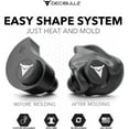 thumbnail image 4 of Decibullz Custom Molded Earplugs, One Count - 31dB NRR, Comfortable Protection for Shooting & Travel (Black), 4 of 8