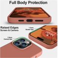 thumbnail image 3 of Compatible with iPhone 14 Pro Max Case, Upgraded Slim Liquid Silicone Case, [Anti-Scratch Soft Microfiber Lining] Full Covered Soft Gel Rubber 14 Pro Max iPhone Case 6.7 inch - Caramel, 3 of 13