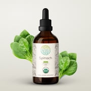 HerbEra Spinach Tincture, Organic Herbal Dietary Supplement for Nutritional Support, Certified Organic Spinach (Spinacia oleracea) Dried Leaf Extract, Natural, Alcohol-Free, Drops 4 oz