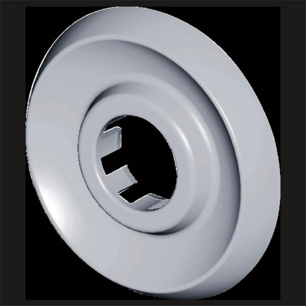 Escutcheon Plate Round 2 & 3 Handle Tub & Shower