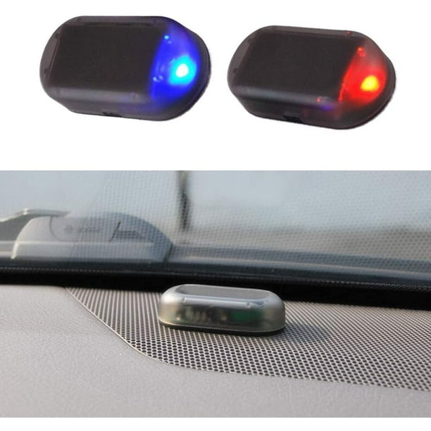 Alarma LED Solar Falsa Para Coche - Imitación De Seguridad Antirrobo - Disuasor Inteligente