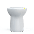 thumbnail image 4 of TOTO® Drake® Elongated Universal Height TORNADO FLUSH® Toilet Bowl with CEFIONTECT®, Cotton White - C776CEFG#01, 4 of 5