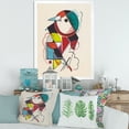thumbnail image 3 of Designart 'Abstract Compositions Of Colored Geometric II' Modern Framed Art Print, 3 of 4