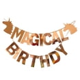 thumbnail image 3 of Banner de primer cumpleaños de , banderines para o niño, decoración de princesa, esta pancarta es una decoración para cumplea Macarena Unicorn Bunting Banner, 3 of 6