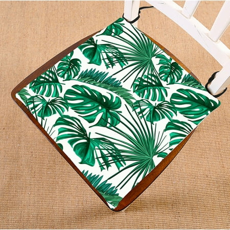 

ECZJNT Tropical Palm Leaves seat pad chair pads seat cushion 18x18 Inch