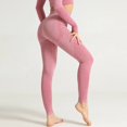 thumbnail image 3 of Mallas de Yoga para mujer, mallas suaves sin costuras para entrenamiento, pantalones para gimnasio, deportes, Fitness, secado rápido, correr, pantalones de mujer, 3 of 5