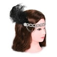 thumbnail image 3 of Cinta De Pelo Nupcial Diadema De Cabello Vintaje De Plumas Artificiales Joyas Para Mujer Honor Baoblaze Accesorio para el pelo de las mujeres retro, 3 of 8