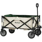 Garden Cart, Collapsible Outdoor Utility Cart, Beach Wagon with Big Wheels for Sand, Wagon for Kids, Adjustable Handle Wagon, Shopping Carts for Groceries, Stroller Wagon, TY-TC02-C