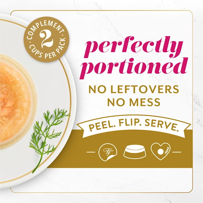 (8 pack) Fancy Feast Layered Delights Chicken Mousse with Flaked Salmon