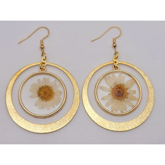 Pressed Wild Flower Earrings | Multi Flower Earrings | Resin Jewelry