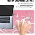 thumbnail image 4 of Pink Japanese Anime Gaming Mouse Pad XXL Cute Kawaii Aesthetic Wave Extended Big Large Desk Mat Non-Slip Rubber Base Stitched Edge Long Keyboard Mousepad for PC Computer Laptop,35.4×15.7 in, 4 of 6