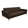 thumbnail image 3 of Sofa Cama Reclinable Paris EL BAZAR STORE Moderno Abotonado Chocolate 75 cm 190 cm 80 cm, 3 of 7