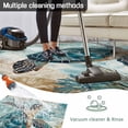 thumbnail image 5 of Teal Coastal Turtle Outdoor Rug 3x5 Ft - Reversible Patio Rug Outdoor Camping Rugs, Vintage Watercolor Marine Life Washable Indoor Outdoor Area Rugs, Non-Slip Outdoor Carpet Runner for Deck/Porch, 5 of 8