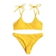 thumbnail image 1 of Traje de baño dividido de dos piezas con correa de cintura alta para mujer Fridja  nalpqowj61727, 1 of 5