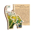 thumbnail image 6 of Easter Elephant Pendant Wooden Hanging Ornament with Rope Sister Gift Spring Decor(B), 6 of 6