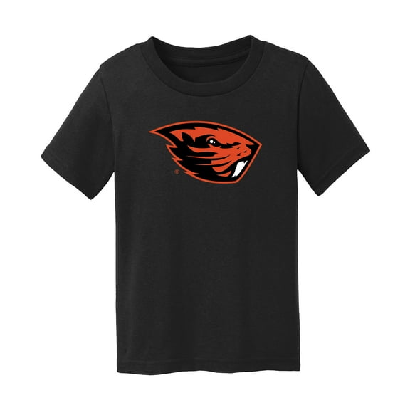 Toddler Chad & Jake  Black Oregon State Beavers Logo T-Shirt