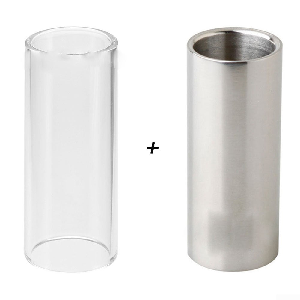 60MM High Guitar Slide Bar Stainless Steel and Plastic Finger Slides