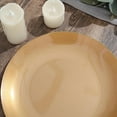 BalsaCircle 10 Round 10" Gold Glossy Disposable Salad Dinner Plastic ...