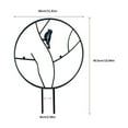 thumbnail image 3 of Plants Climbing Holder Rack Potted Flower Decorative Rack Sturdy Durable Plant Support White 30cm, 3 of 9