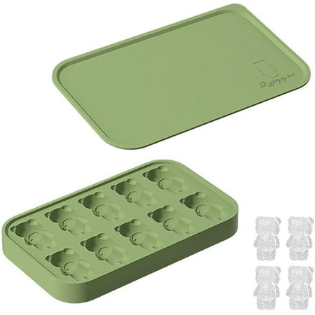 

Ice Tray Ice Trays For Freezer With Ice Bin | Ice Cube Trays For Freezer Rectangle Ice Cube Molds With Lids For Whiskey Cocktails And Beverages Easy To Release