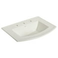 thumbnail image 3 of Mansfield 268410000 Barrett 23-5/8" Vitreous China Drop In Bathroom Sink - White, 3 of 3