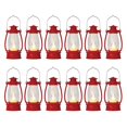 thumbnail image 1 of Lantern Reperla Red Mini 12 unidades con vela LED parpadeante de 13 cm, 1 of 8