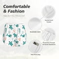 thumbnail image 4 of Balery Turtles And Seahorses Pattern Women's Running Shorts with Liner 2 Pockets Elastic Workout Athletic Gym Yoga Shorts-Small, 4 of 7