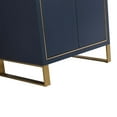 thumbnail image 5 of Fine Fixtures Opulence Collection 24 in. W x 18 in. D x 33 in. H Bathroom Vanity in Navy Blue with White Ceramic Sink - Satin Brass hardware, 5 of 9