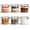 17oz*6 Wide Mouth, variant on PETGLE 6 Pack 17oz Airtight Glass Overnight Oats Jars with Clamp Lids for Meal Prep Pickling Pantry