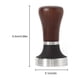 thumbnail image 3 of Tamper de café Matsuzay calibrado de acero inoxidable 304 con mango de madera 51 mm 53 mm 58 mm, 3 of 6