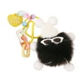 thumbnail image 3 of Llavero de peluche Perfecl colgante de muñeca portátil Negro, 3 of 8