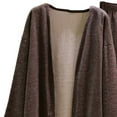 thumbnail image 4 of Goodtrade8 Lounge Sets 2 Piece Loungewear Soft Long Sleeve Casual Solid Color V-Neck Pajama Tops, 4 of 5