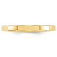 thumbnail image 3 of 14K Yellow Gold Ring Band Wedding Comfort Flat 2.5mm Standard Fit Size 6.5, 3 of 4