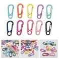 thumbnail image 2 of 10pack Personality Car Keychains Car Key Rings Holder Small Key Buckles for Organizing Home and Travel Essential, 2 of 9