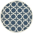 thumbnail image 4 of SAFAVIEH Cambridge Liz Geometric Wool Area Rug, Navy Blue/Ivory, 2'6" x 4', 4 of 10