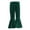 Green, variant on Lmnyox Girls Velvet Pants Flare Leg Elastic Waist Stretchy Velour Trousers Kids Fall Winter Casual Pants
