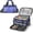 Purple, variant on Craft Paint and Marker Organizer, Acrylic Paint Storage Bag with Brush and Bottle Holders, Large Marker Carrying Case for Artists (Black)