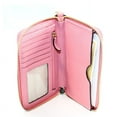 thumbnail image 3 of Michael Kors NEW Pink Saffiano Jet Set Travel Zip Around Wristlet Wallet, 3 of 3