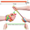 thumbnail image 2 of Juguetes sensoriales de cuerda elástica para niños y adultos, cuerda elástica para apretar, fortalecer los brazos, aliviar el estrés de los fideos, paquete de 6, 2 of 5