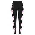 thumbnail image 4 of Valentines Day Leggings for Women High Waisted Full Length Love Heart Graphic Yoga Pants Athletic Workout Running Slim Leg Tight Pants, 4 of 5