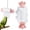 Pink, variant on Bird Shredding Toys, Parrot Rolling Paper Play Toy with Hanging Chain, Interactive Chewing Accessory for Parakeet Cockatiel & Medium Parrot Cage Use