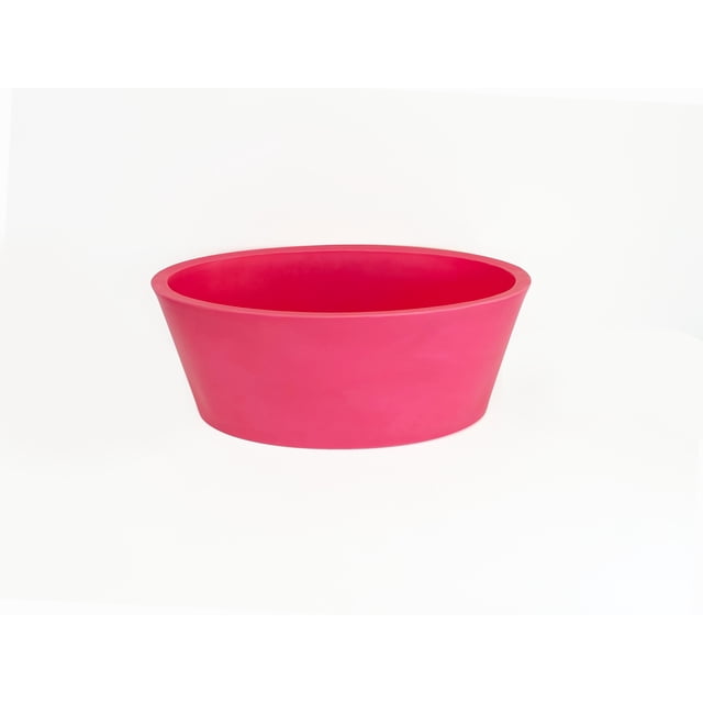 Tina de baño LILE de plastico rosa