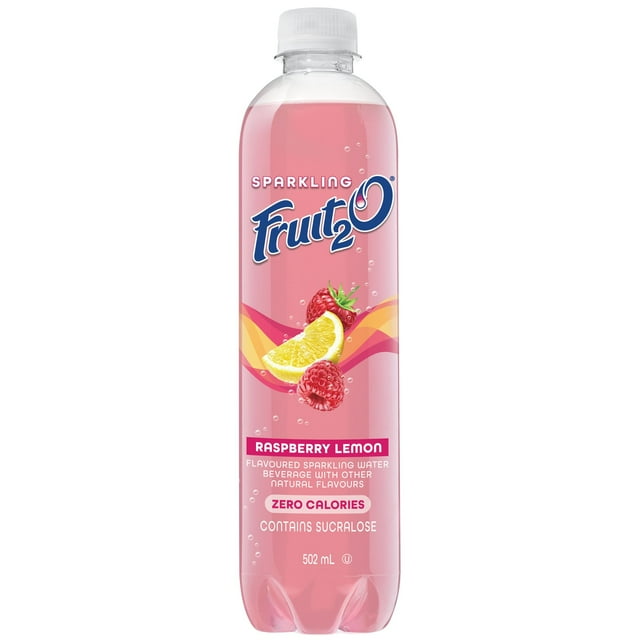 Fruit2O Sparkling Raspberry Lemon 502ML
