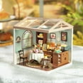 thumbnail image 4 of ROBOTIME DIY Miniature Dollhouse Super Creator-Sweet Sips Tea Plastic Building Set Toys Playset Gifts for Teens Adults, 4 of 8