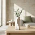 thumbnail image 4 of Unique Bargains Clear Plastic Bud Modern Flower Vase White 3.1" x 3.1" x 6.3", 4 of 6