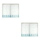 thumbnail image 3 of Cortinas transparentes Matsuzay Decoraciones de habitaciones gasa Azul 1*1.2 m 2Conjunto, 3 of 6
