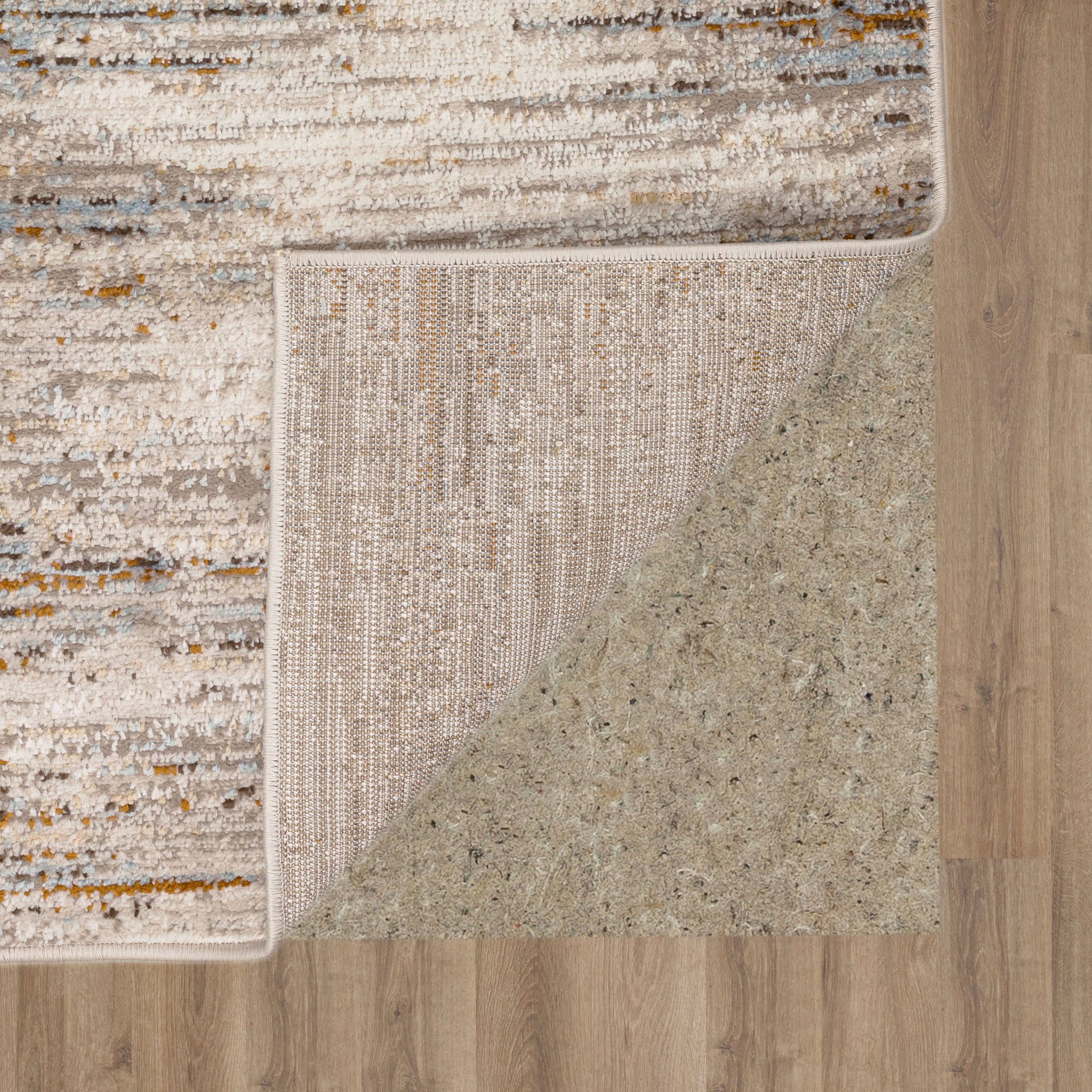 Mohawk Home Panlett Washable Low Pile Stain and Fade Resistant Indoor Area Rug, Blue, 5' 3" X 8'