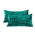 thumbnail image 2 of Home Soft Things Crushed Velvet 2 Piece Throw Pillow Cover Set - Sapphire - 14" x 26", 2 of 7