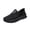 Black, variant on Willtoo Walking Shoes for Women Mesh Slip On Comfortable Sneakers Round Toe Lightweight Tennis Shoes Non Slip Casual Footwear