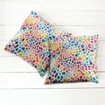 thumbnail image 6 of Ambesonne Leopard Print Throw Pillow Cover 2 Pack, Modern Colorful Spots, 18", Multicolor, 6 of 7